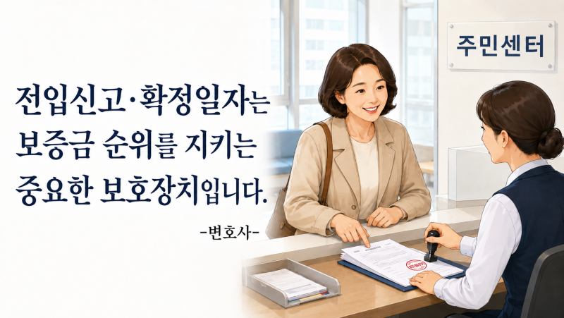 전입신고와 확정일자, 하루 늦으면 어떤 문제가 생길까?