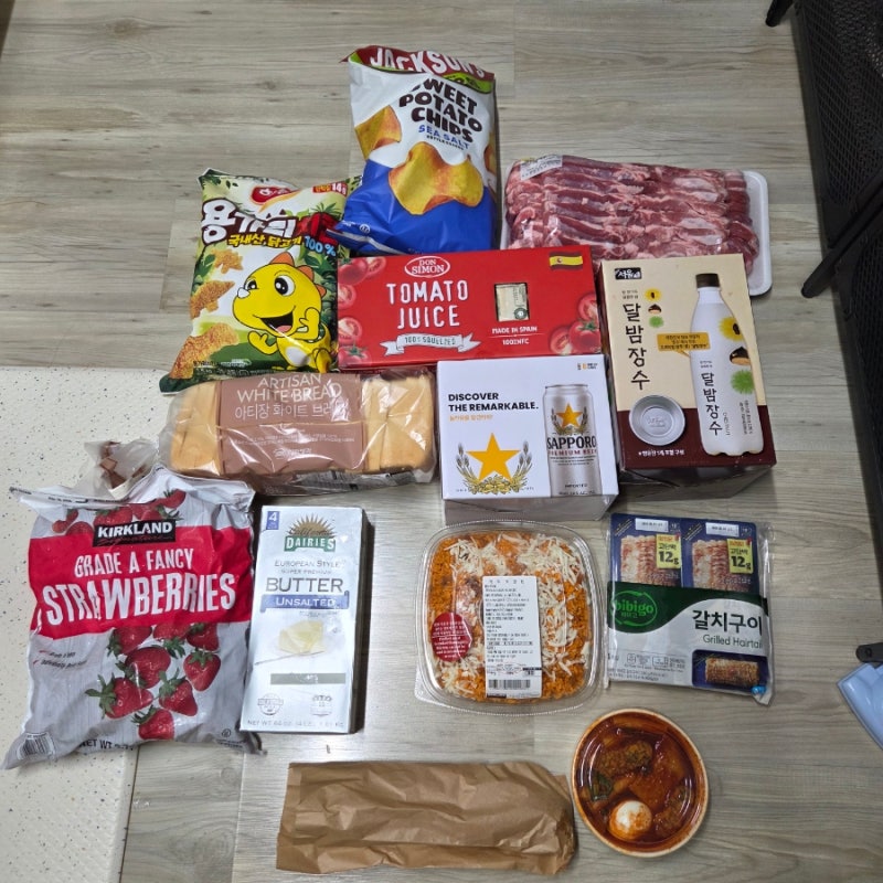 코스트코 돈시몬 토마토주스, 아티장 화이트 브레드, 달밤 장수 막걸리 솔직 후기