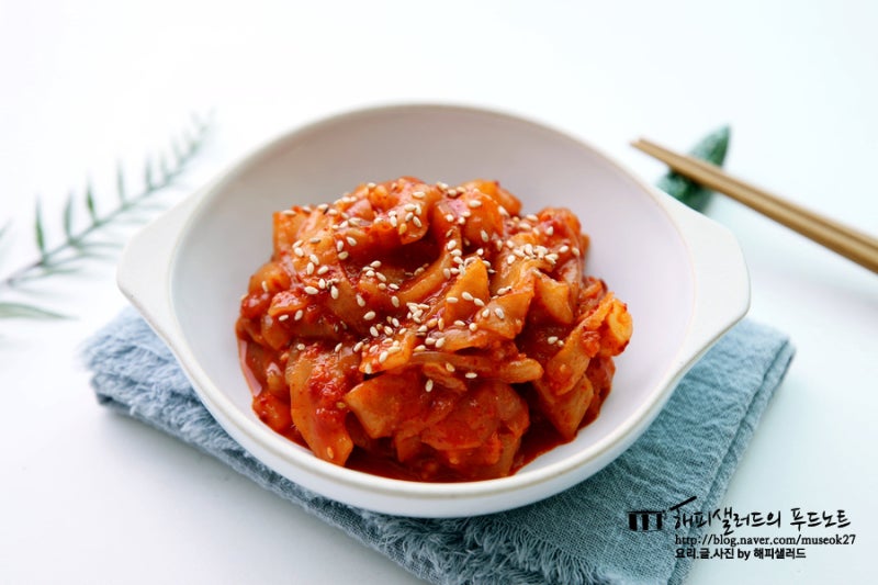 오이 노각무침 레시피 늙은오이 요리 무침 만드는법