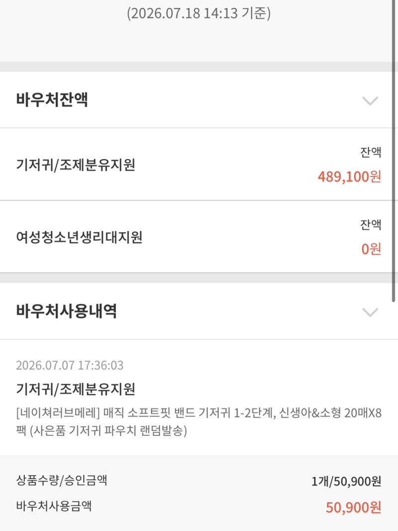 2026년 정부지원 기저귀 바우처 선정 후기 및 사용처 총정리! (BC/삼성/롯데/국민/신한카드) _연....