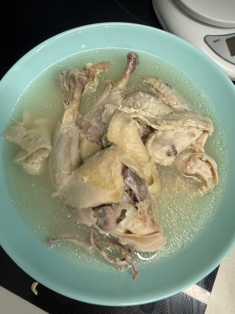 21개월 아기 삼계탕 만들기 밥태기 극복 아기 보양식 영계 삼계탕 레시피 아기 닭죽까지 한 ....