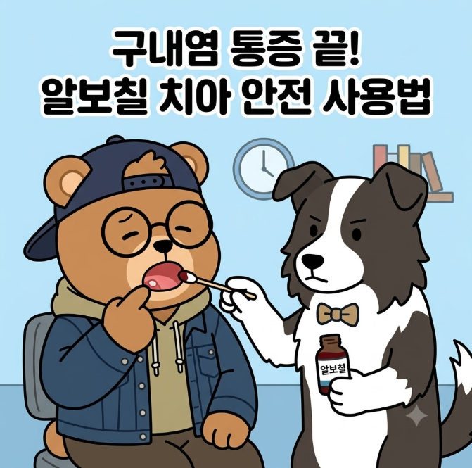 "입안이 헐어서 밥을 못 먹겠다면?" 아프타성 구내염 원인 및 알보칠 치아 부식 부작용 없는 ....