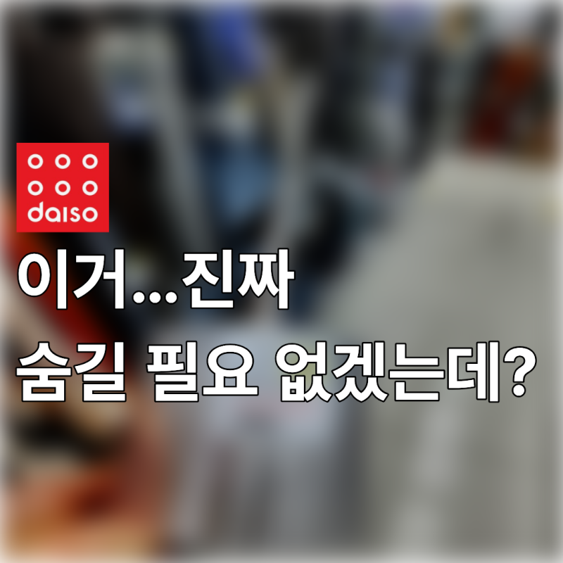 어? ‘이거’ 3천 원 맞아요? 다이소에서 못 보고 지나치면 아까운 추천템 3가지