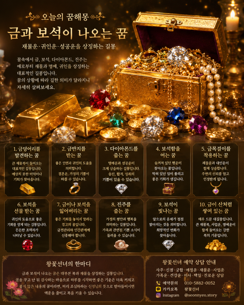 병오년 7월18일 오늘의 꿈해몽