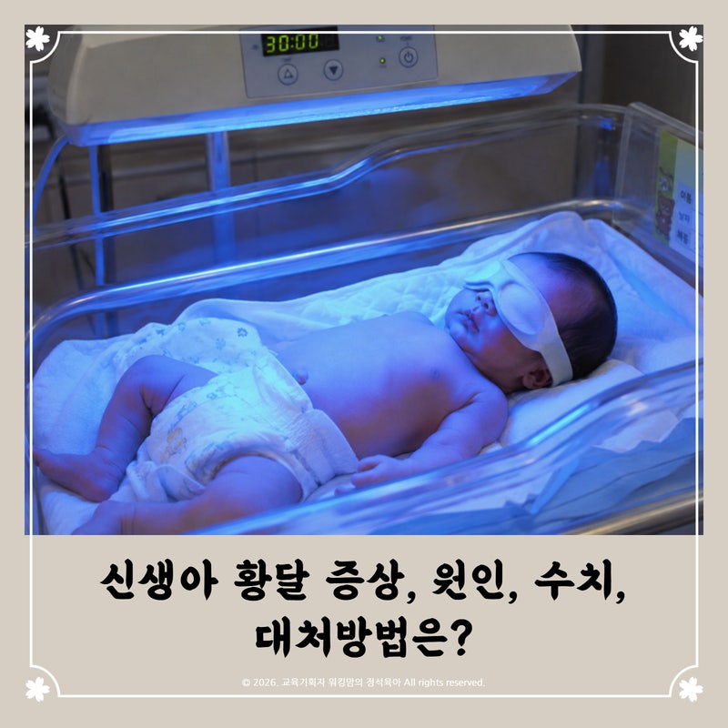 신생아 황달 증상 원인 수치 대처 모유황달이라면?