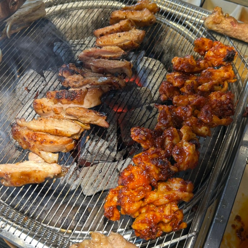 김해 삼계동 맛집 구워주는 닭구이 부막숯불닭갈비