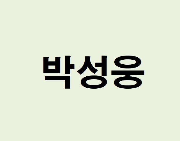 배우 박성웅 프로필, 사주 분석 및 풀이(운세, 재물, 직업, 연애)
