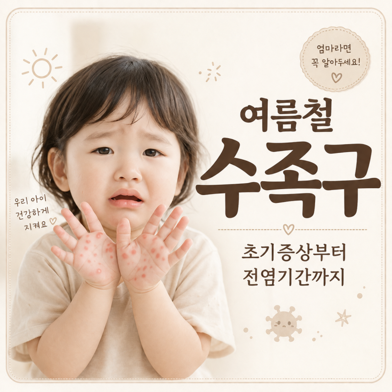 수족구 언제까지 전염될까요? 엄마들이 가장 궁금한 초기증상부터 등원 시기까지