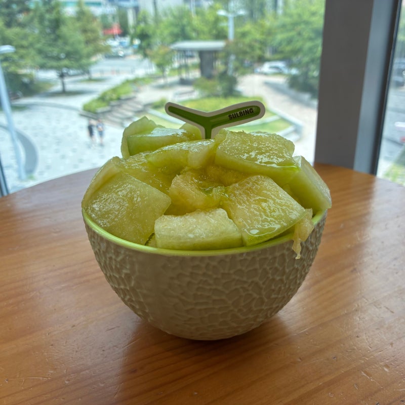 설빙 메론빙수 솔직후기 대전테크노점 가격.메뉴.쿠폰