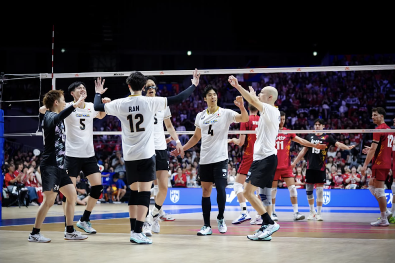 2026 VNL 일본 남자배구 예선 1위 확정, 후보 선수로 벨기에 압살? 배구는 키가 아니라 실력으로