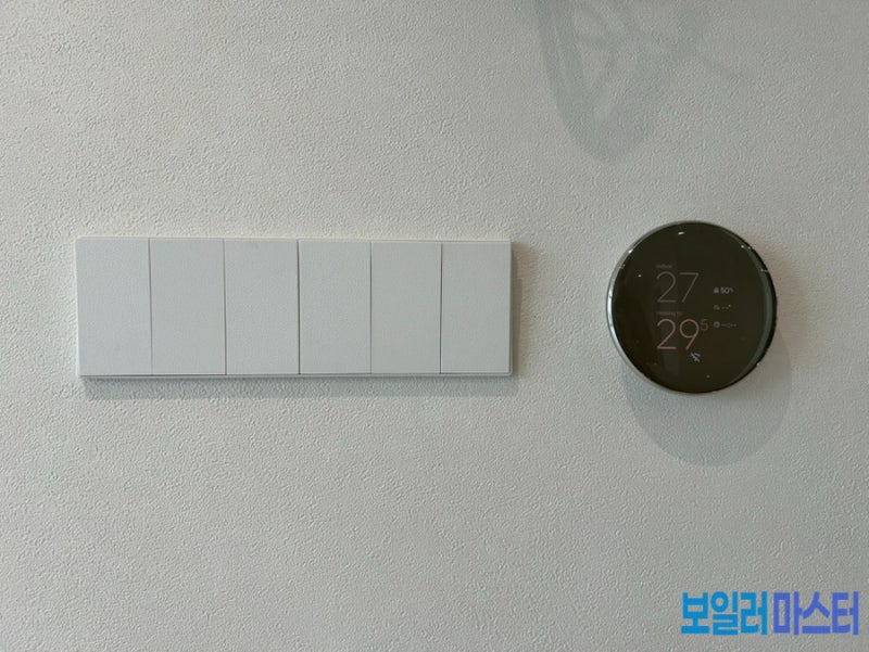 개별난방 거실 구글네스트 4세대 설치 방법 및 린나이 보일러 연동 방법