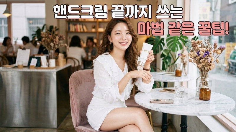 핸드크림 끝까지 쓰는 방법 핸드크림 활용 꿀팁