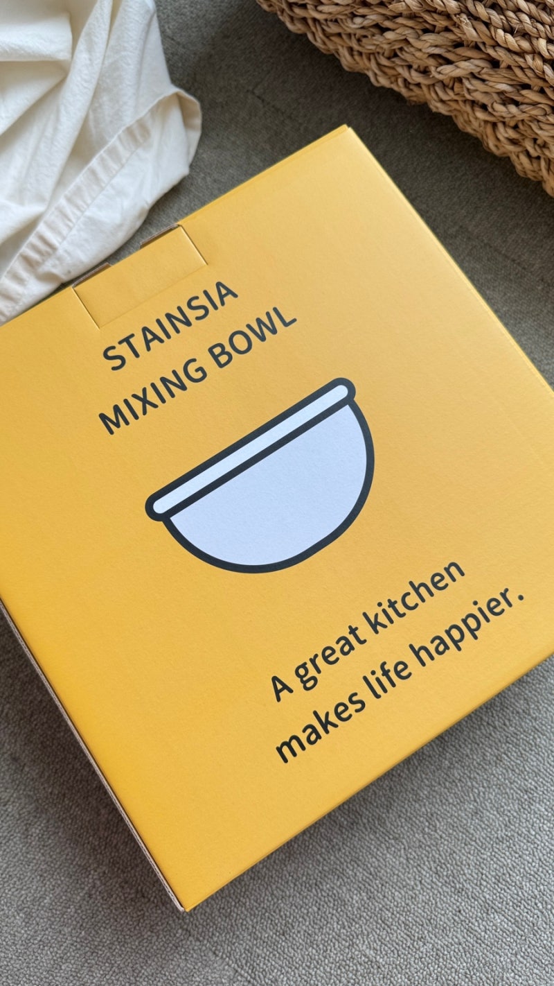 스텐믹싱볼추천!활용도 높은 스텐시아 국산 믹싱볼세트