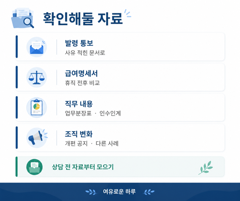 육아휴직 복직했더니 다른 부서 발령, 이게 맞는 걸까요?