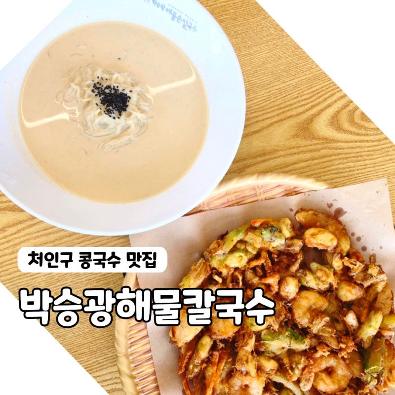 처인구 콩국수 맛집 박승광해물칼국수 용인점, 크림콩국수 후기