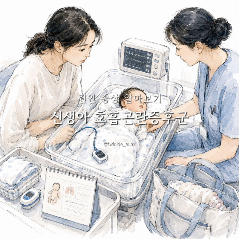 신생아 정상 호흡수 호흡곤란증후군 원인 증상 알아보기