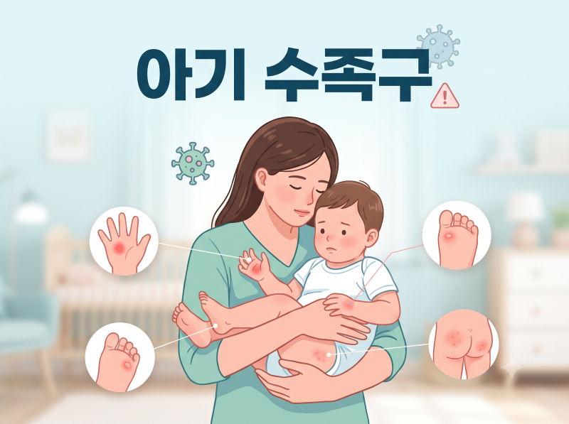 아기 수족구 초기증상·원인·어른 전염·치료, 감기와 차이점 놓치는 신호 5가지