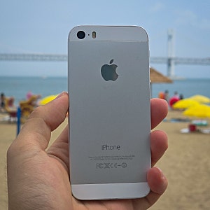 아이폰5S 실버 색상 실물 후기, 카메라 색감