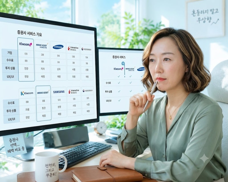국내 증권사 추천 완벽 가이드: 점유율 1위는? 수수료·세금 혜택 및 HTS·MTS 직관성 비교
