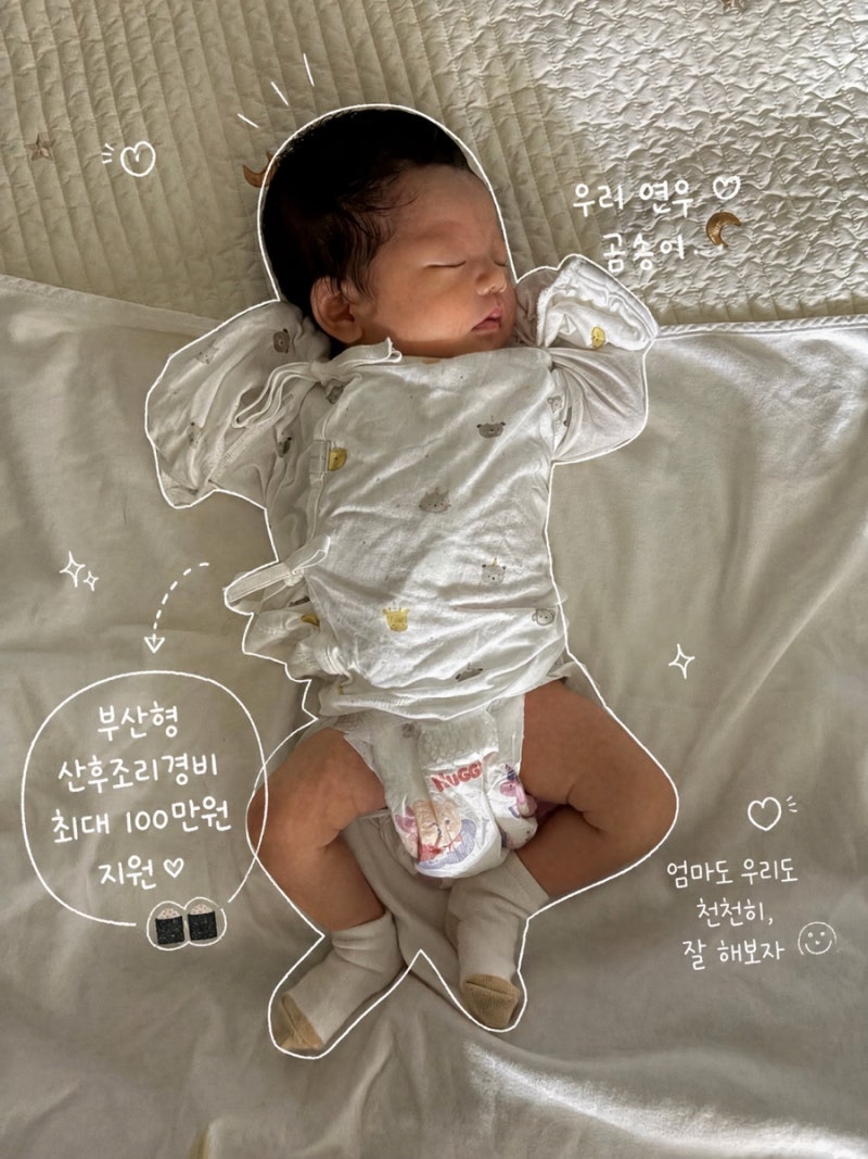 부산형 산후조리경비 최대 100만원 지원! 신청 방법 총정리 (도우미/조리원)