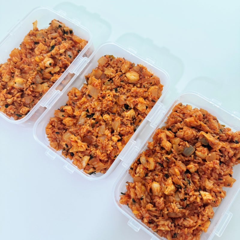 닭갈비 볶음밥 만들기 | 닭 가슴살 도시락 메뉴 밀프랩 레시피