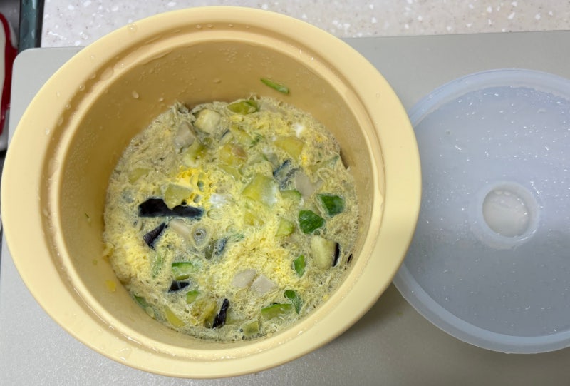 키즈마일 이유식 1등 퍼기 이유식찜기 후기 - 전자레인지로 12개월 아기 계란야채덮밥 이유식....