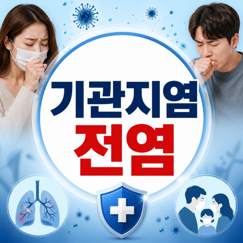 기관지염 전염, 언제까지 옮길까? 가족에게 전파 막는 현실적인 방법