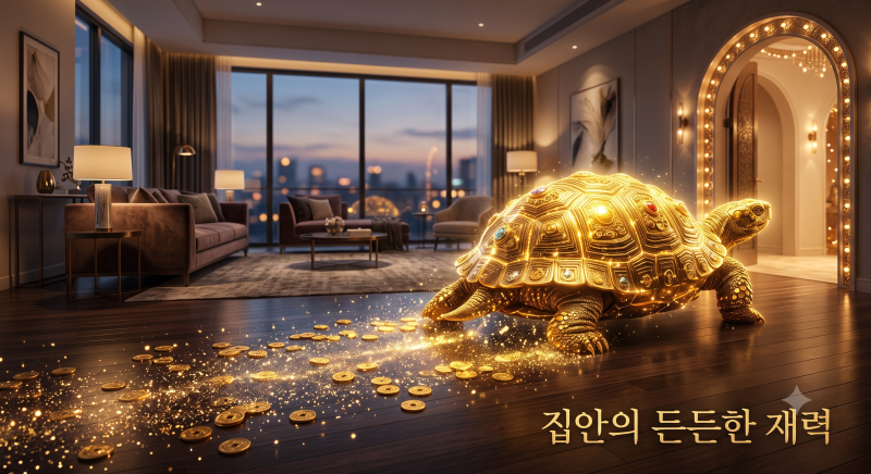 거북이 나오는 꿈 해몽, 황금 거북이가 집으로 기어 들어왔다면 당장 로또 사세요 (가문의 영....