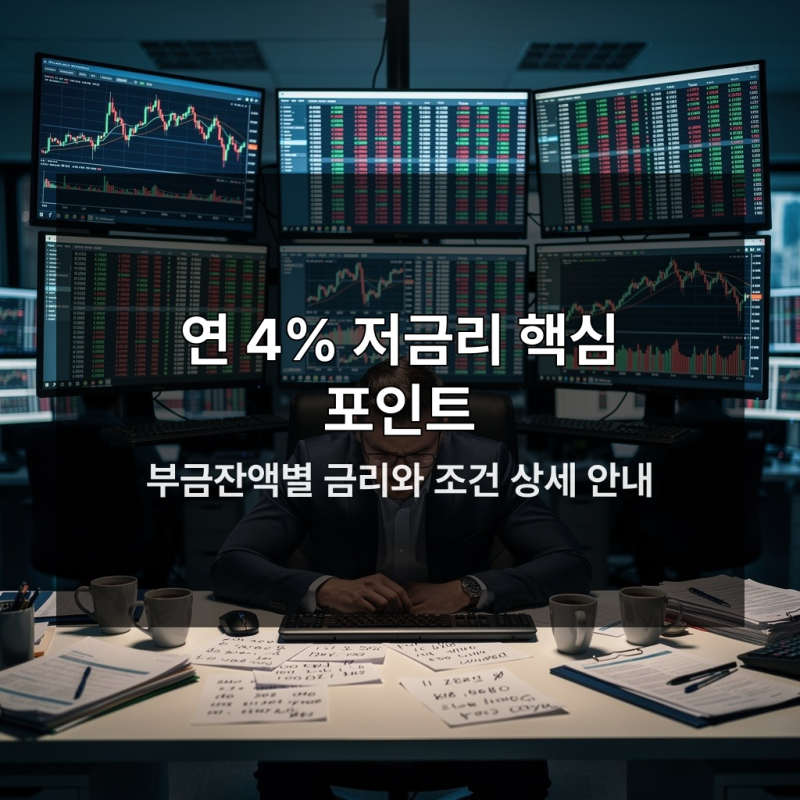 중소기업 대표님들 비상, 4% 저금리 기회 잡아야 하는 이유