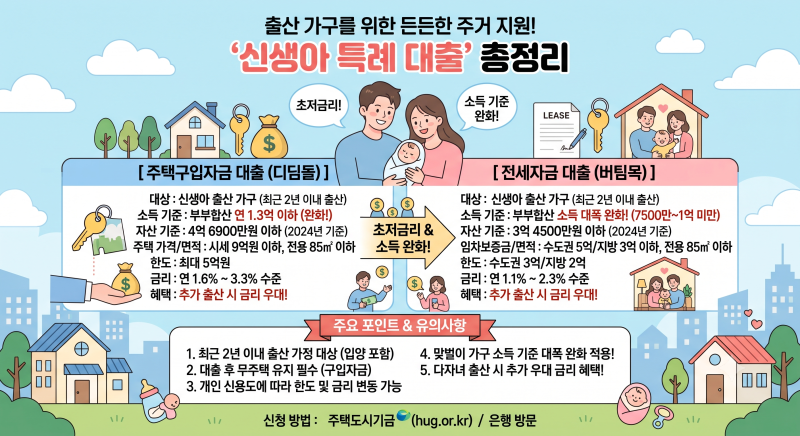 신생아 특례 대출 신청 전 반드시 알아야 할 유의사항 총정리 청약통장 해지 주의