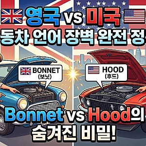 미드 보다가 헷갈렸던 Bonnet과 Hood, 직접 파보니 영국과 미국이 갈린 이유가 따로 있었어요