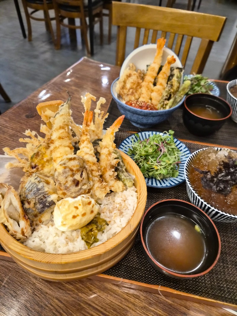 인천 송도 점심 맛집 저스트텐동 트리플스트리트 식당