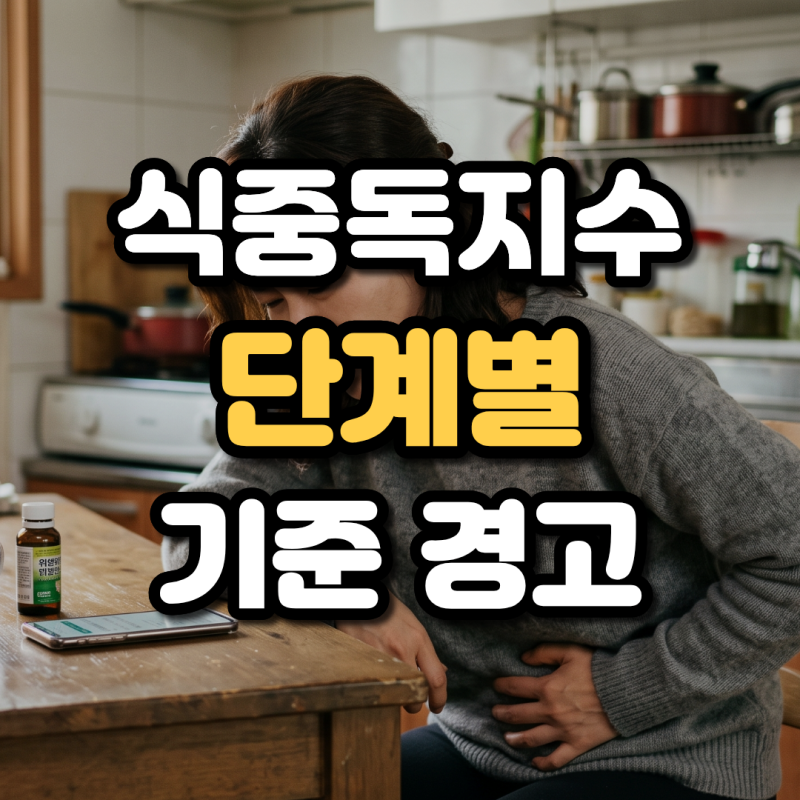식중독지수 확인방법 및 단계별 기준 경고 대비책 정리