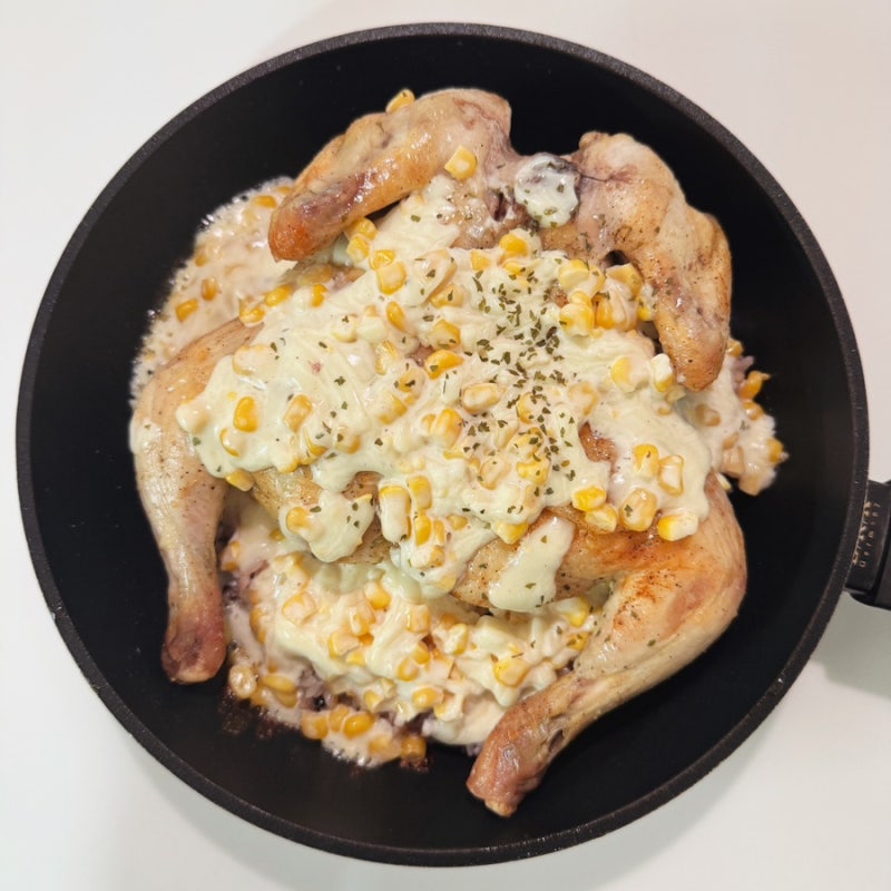 에어프라이어 누룽지 통닭 만들기, 집에서도 맛집 그대로