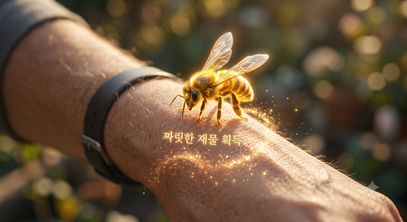 벌에 쏘이는 꿈 해몽, 말벌한테 쏘여서 퉁퉁 부었다면 당장 로또 사세요 (뜻밖의 큰 재물)