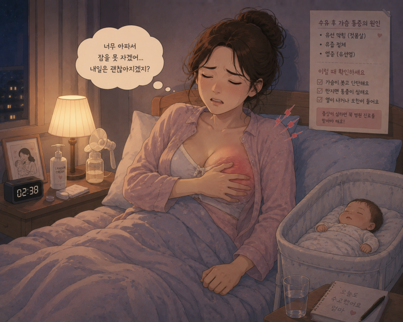 젖몸살 증상과 대처법 총정리