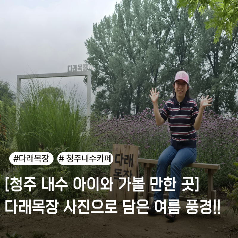[청주 내수 아이와 가볼 만한 곳] 다래목장에서 사진으로 담은 여름 풍경!!