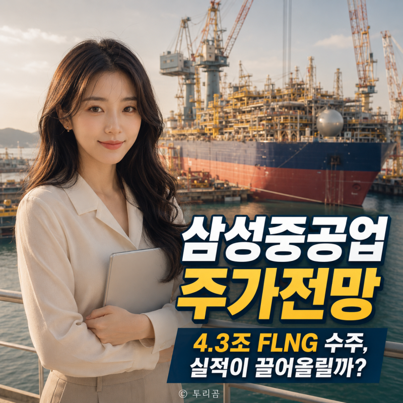 삼성중공업 주가전망, 4.3조 FLNG 수주에도 2만원대인 주가 실적이 끌어올릴까?