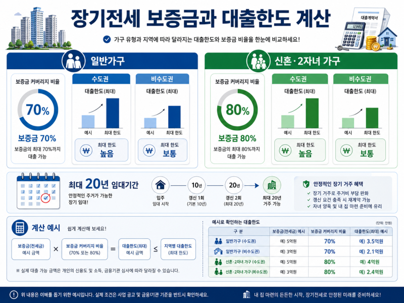 ▶장기전세주택 신청자격부터 대출한도까지 핵심정리!