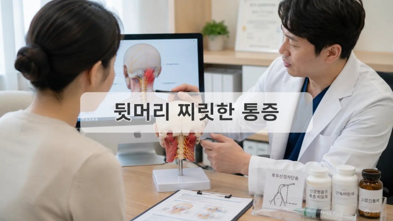 후두신경통 원인, 뒷머리 찌릿한 통증 왜 생길까?