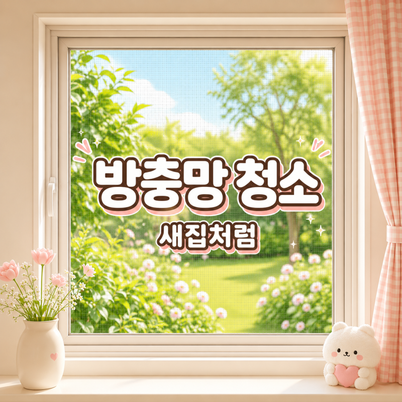방충망 청소 이것만 알면 끝! 셀프부터 업체 선정 꿀팁까지 완벽 가이드