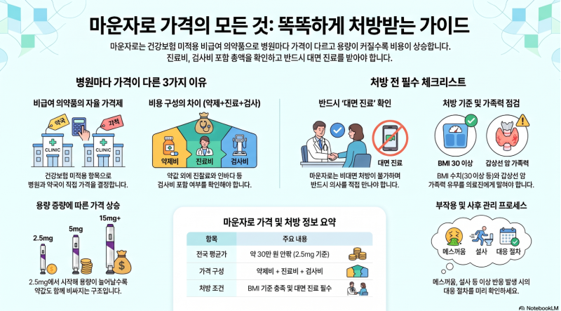 마운자로 가격, 병원마다 왜 이렇게 다를까? 처방 전 꼭 확인할 점