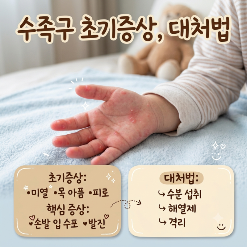 수족구 초기 증상 4가지와 예방법 ! 어른 전염 손톱 빠짐과 아기 음식 케어 팁 (feat. 신생아 집....