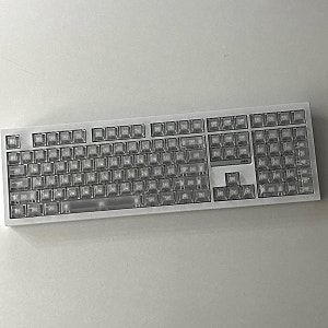 저소음고드름축, 세모키 X SPM ARA 108 SEMOKEY PRO 풀배열 투명 기계식 키보드 내돈내산 솔직후기 ....