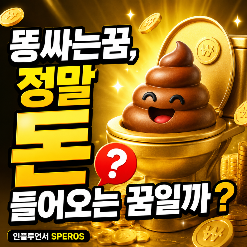 똥싸는꿈, 정말 돈 들어오는 꿈일까?