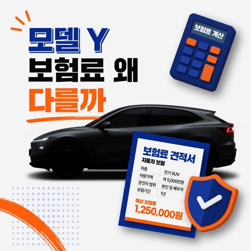 테슬라 모델 Y 보험료가 다르게 느껴지는 이유
