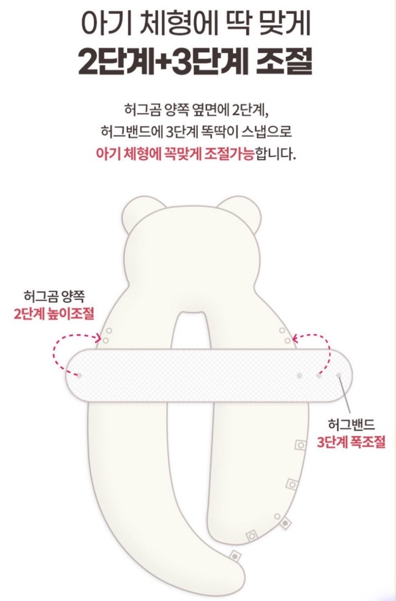 베로로 허그곰 신생아 옆잠베개 추천⭐️