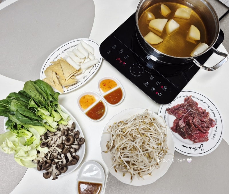 소고기 야채 샤브샤브 만드는 법, 샤브샤브 육수 만들기