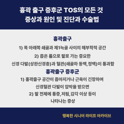 흉곽 출구 증후군의 증상과 원인 및 진단과 수술법 알아보기