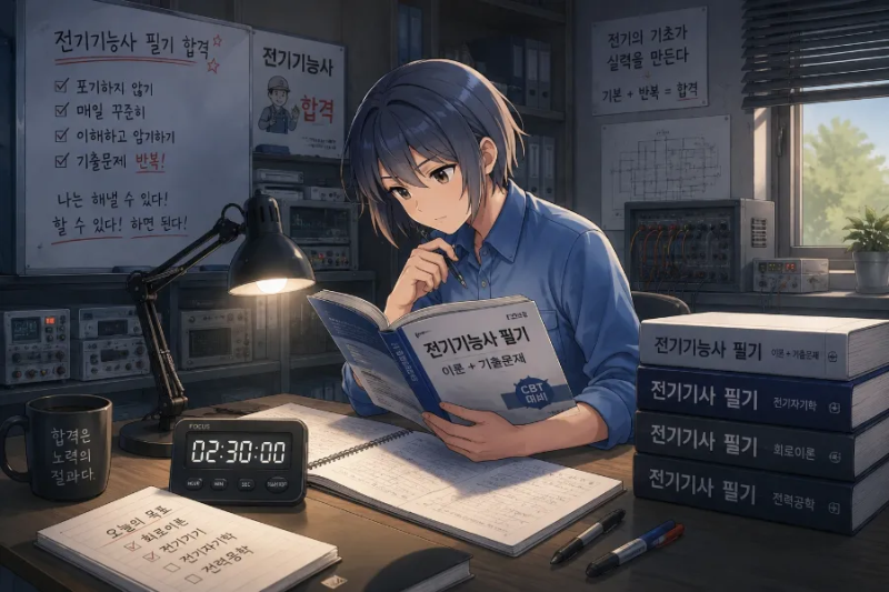 전기 왕초보, 다산패스로 전기기능사 필기 86점 합격 후기